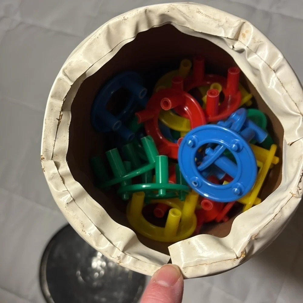 Vintage RING-A-Majigs Building Construction Set, Building Toy Set Molenaar